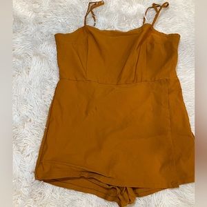Orange Jumpshit/ skort